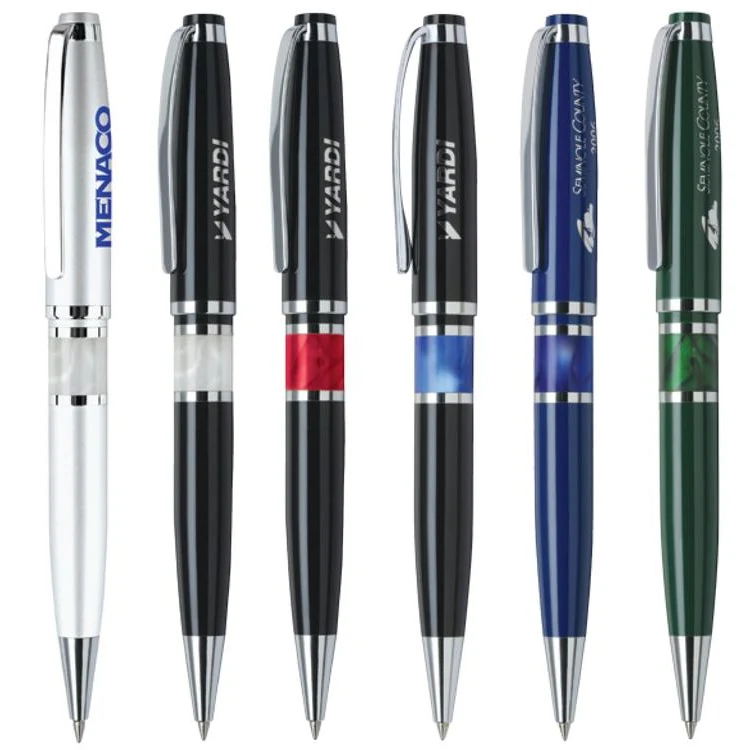 Stella III Twist Brass Ballpoint Pen 1