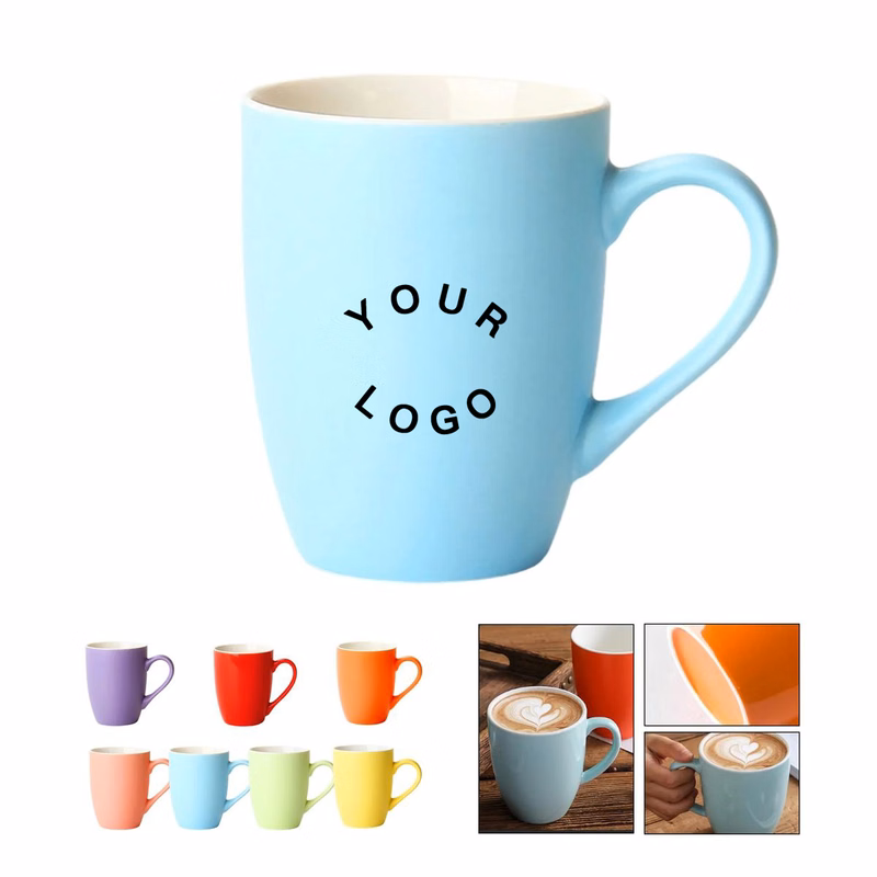 Stoneware Coffee Mug 14oz for Hot and Cold Drinks
