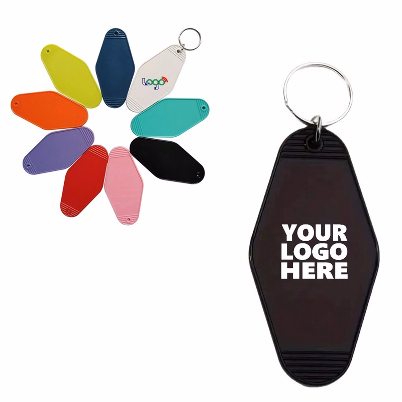 Vintage Plastic Hotel Keychain Motel Key Tag
