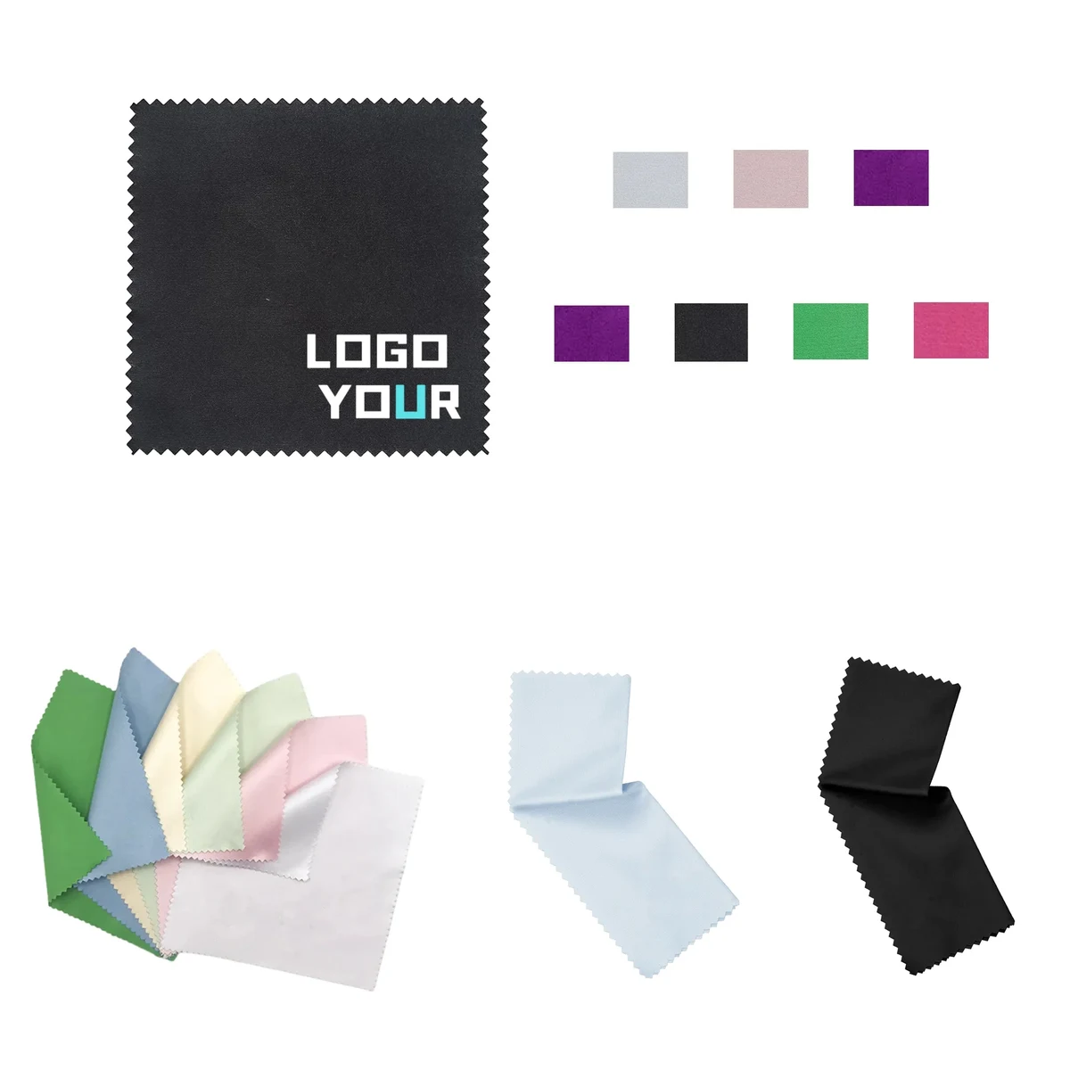 6" X 6" Microfiber Cleaning Cloth With Case 1
