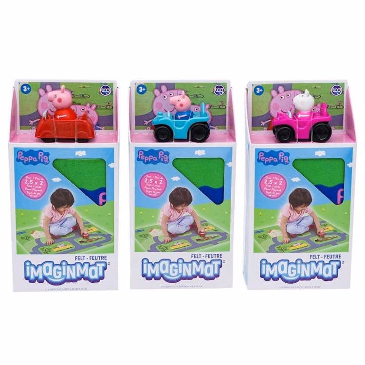 Peppa Pig Felt Playmat 31 x 27" - Assorted