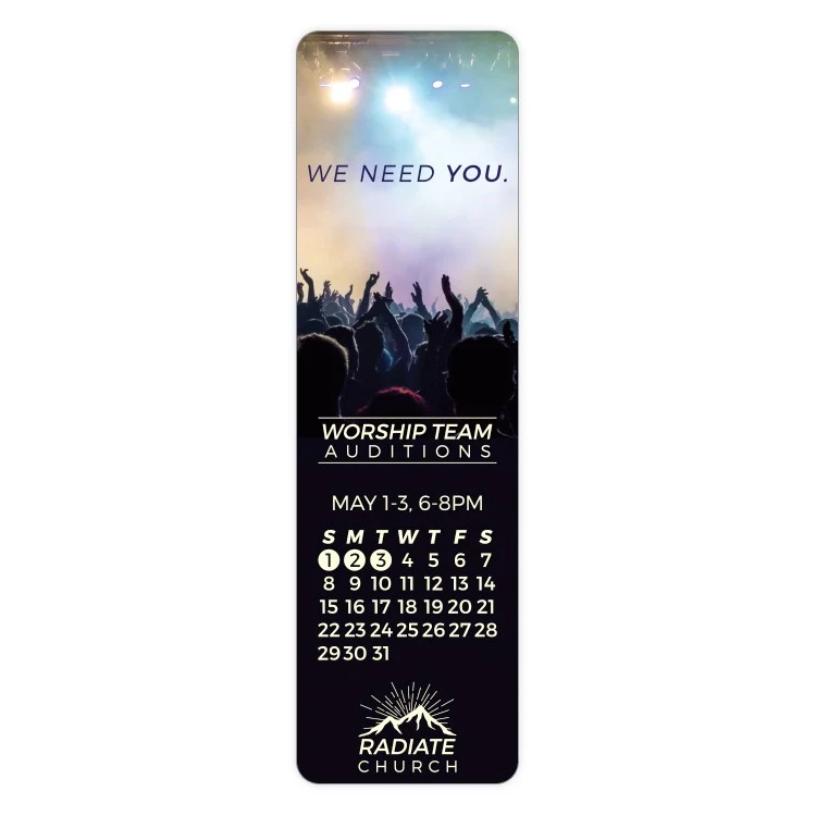 Religious Laminated Bookmark - 2.5x8.5 Rectangle - 14 pt. 1