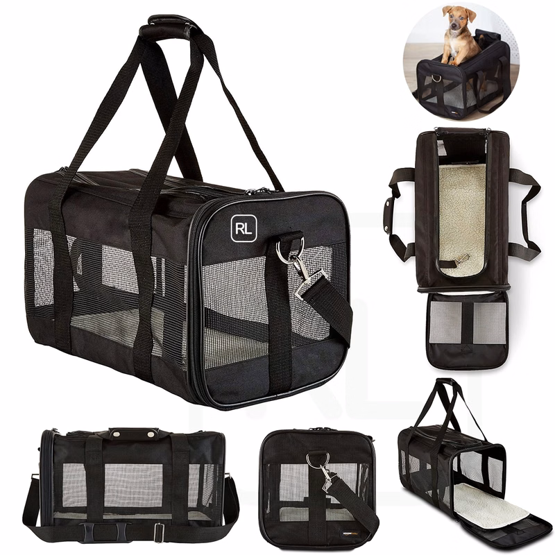 Basics Soft-Sided Mesh Pet Travel Carrier