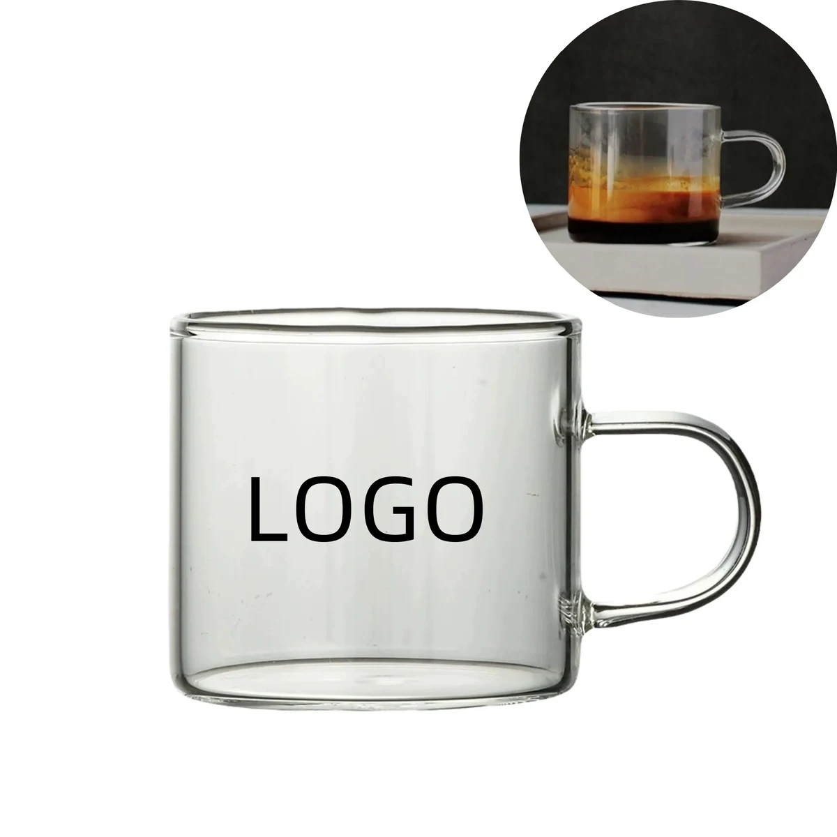 4 OZ Mini Demitasse Glass Espresso Cup For Coffee Milk 1