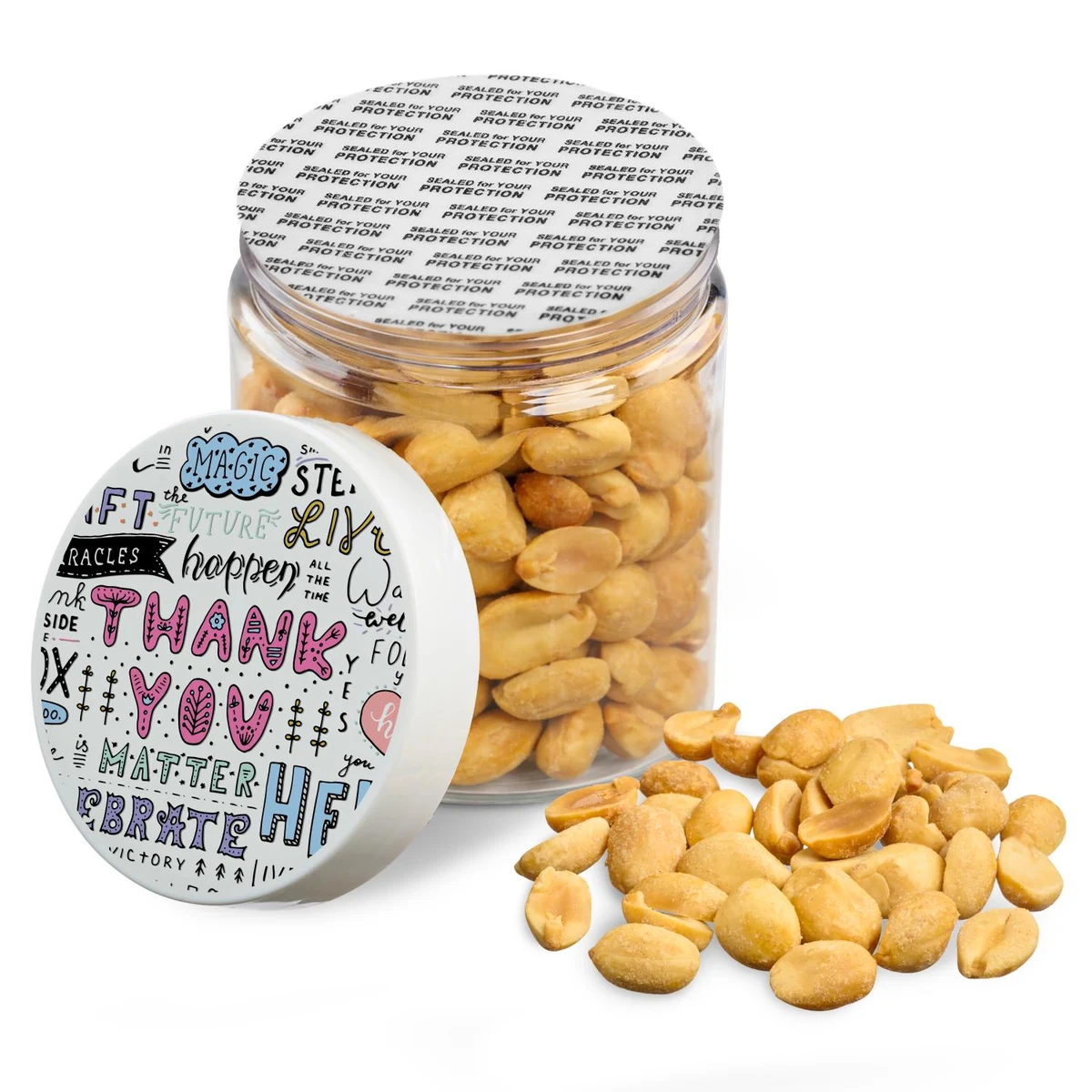 8oz Jar of Roasted Peanuts 1