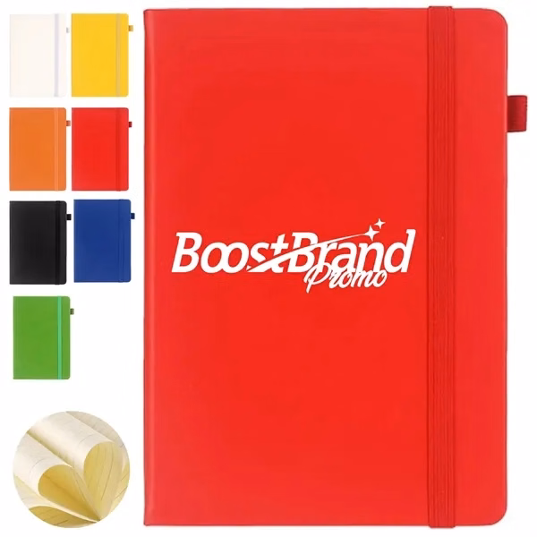 Custom A5 Journal Notebook with Elastic Closure — Daily Professional Use