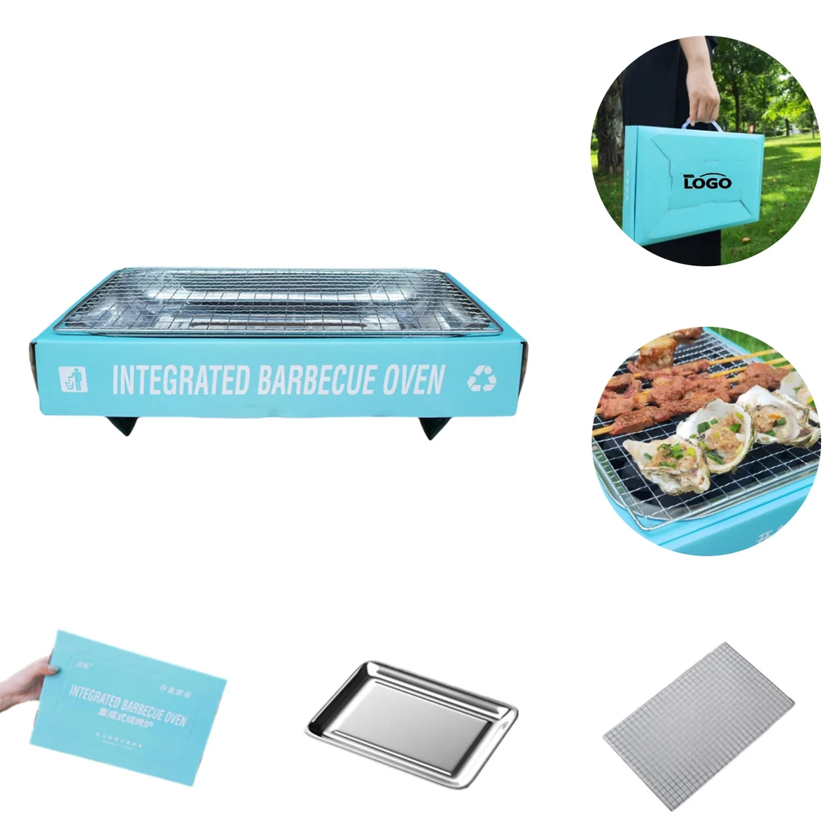MOQ25 Portable Disposable Outdoor BBQ Grill 1