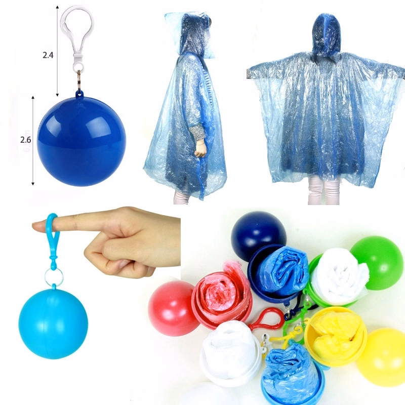Outdoor Disposable Emergency Ball Raincoats
