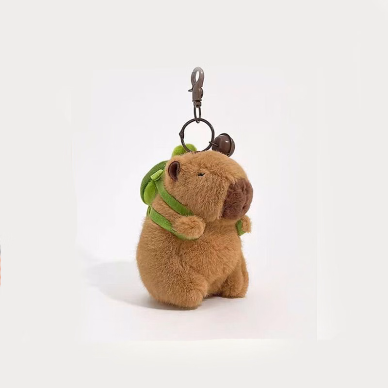 Capybara Plush Keychain