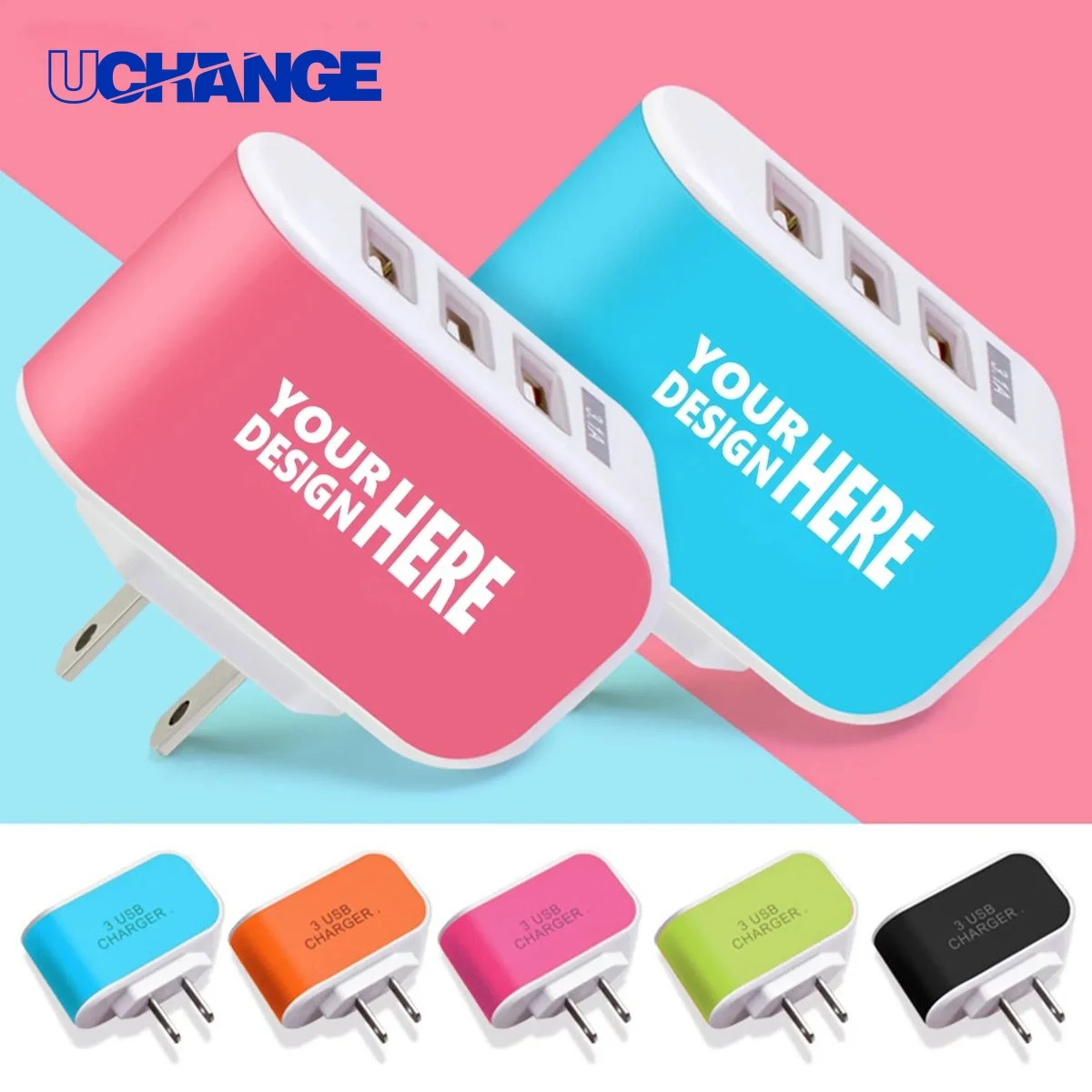 3-Port USB Wall Charger Adapter 1