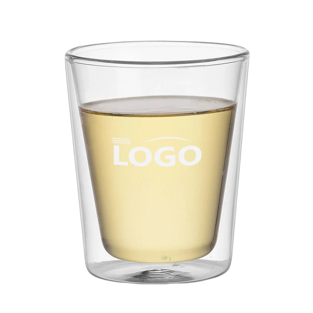 8 oz Double-Wall Insulated Glass Cup 1