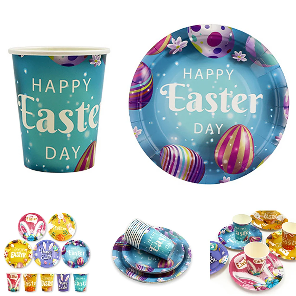 Custom Festive Paper Plate and Cup Set 1