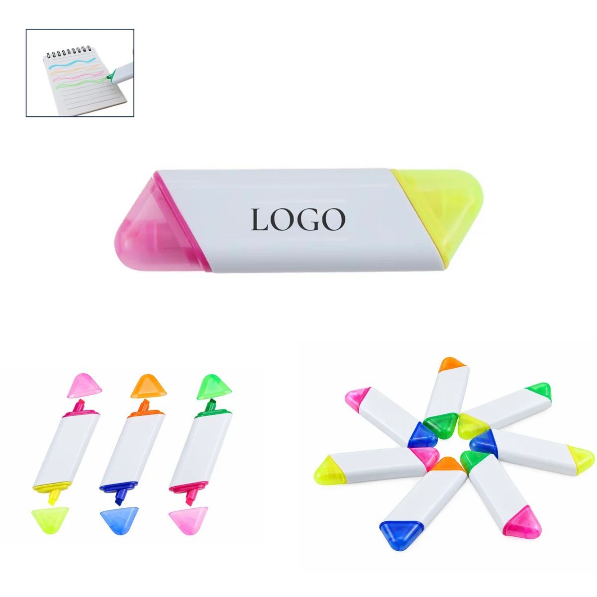 Dual Tip Fluorescent Highlighter 1