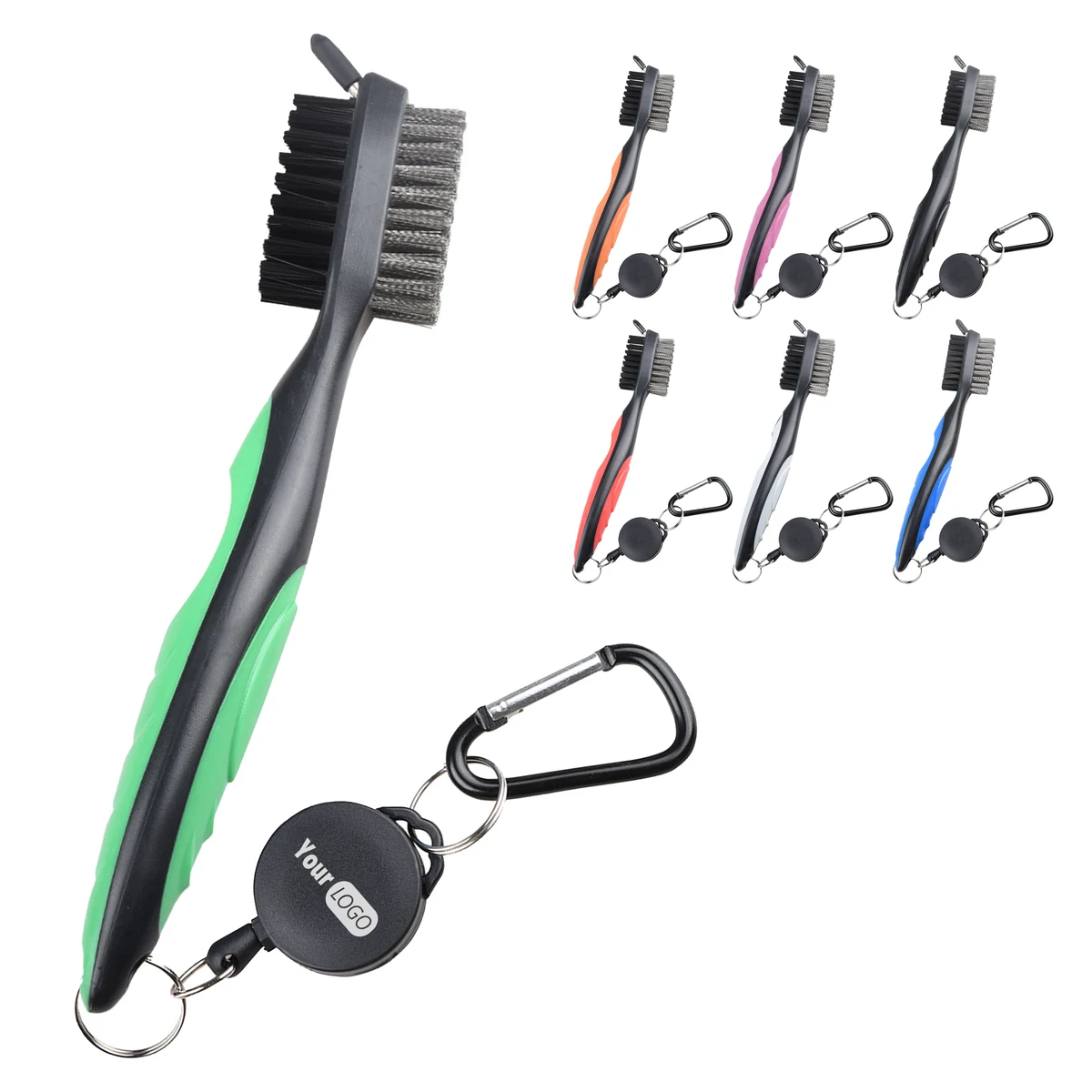 Plastic Ball Club Steel Wool Cleaning Brush 1