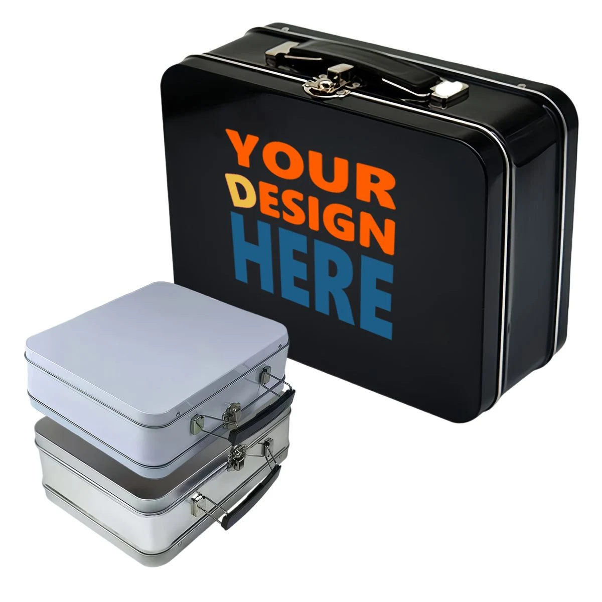 Locking Metal Lunch Box 1