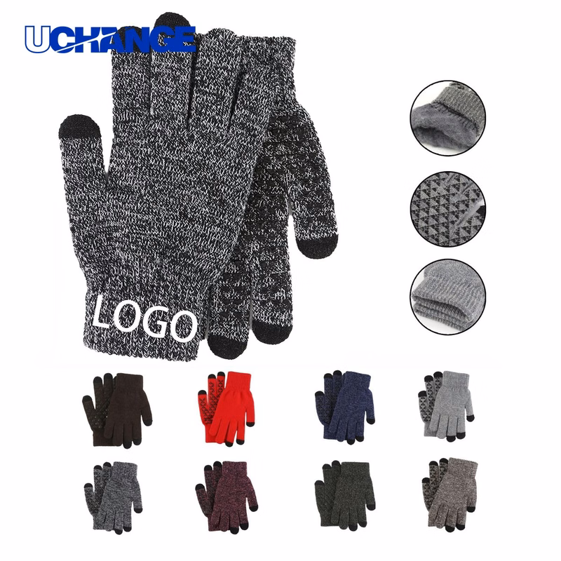 Non-Slip Touchscreen Knitted Gloves for Daily Use