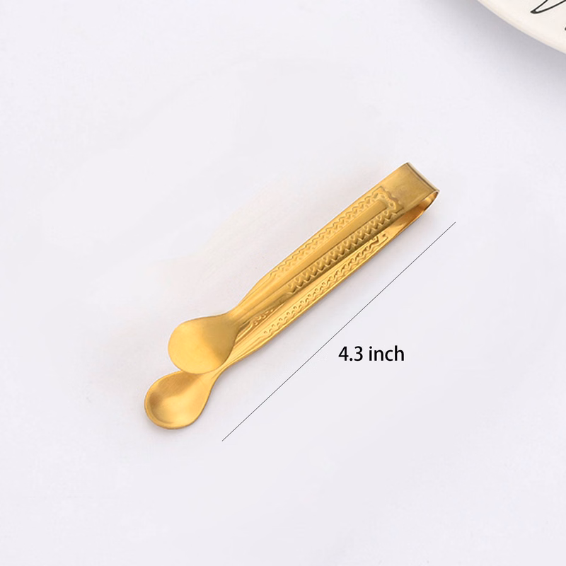 Thickened 304 Stainless Steel Gold Tongs