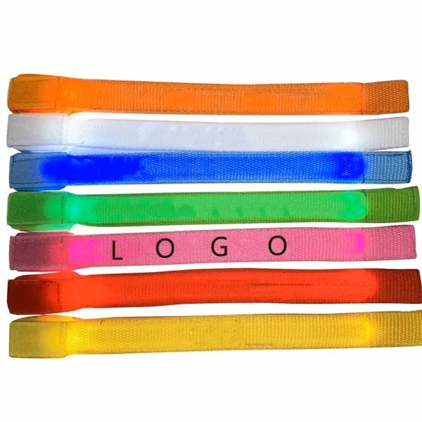 Custom Multi Mode LED Flashing Wristband with Removable Light — Fundraiser Giveaway