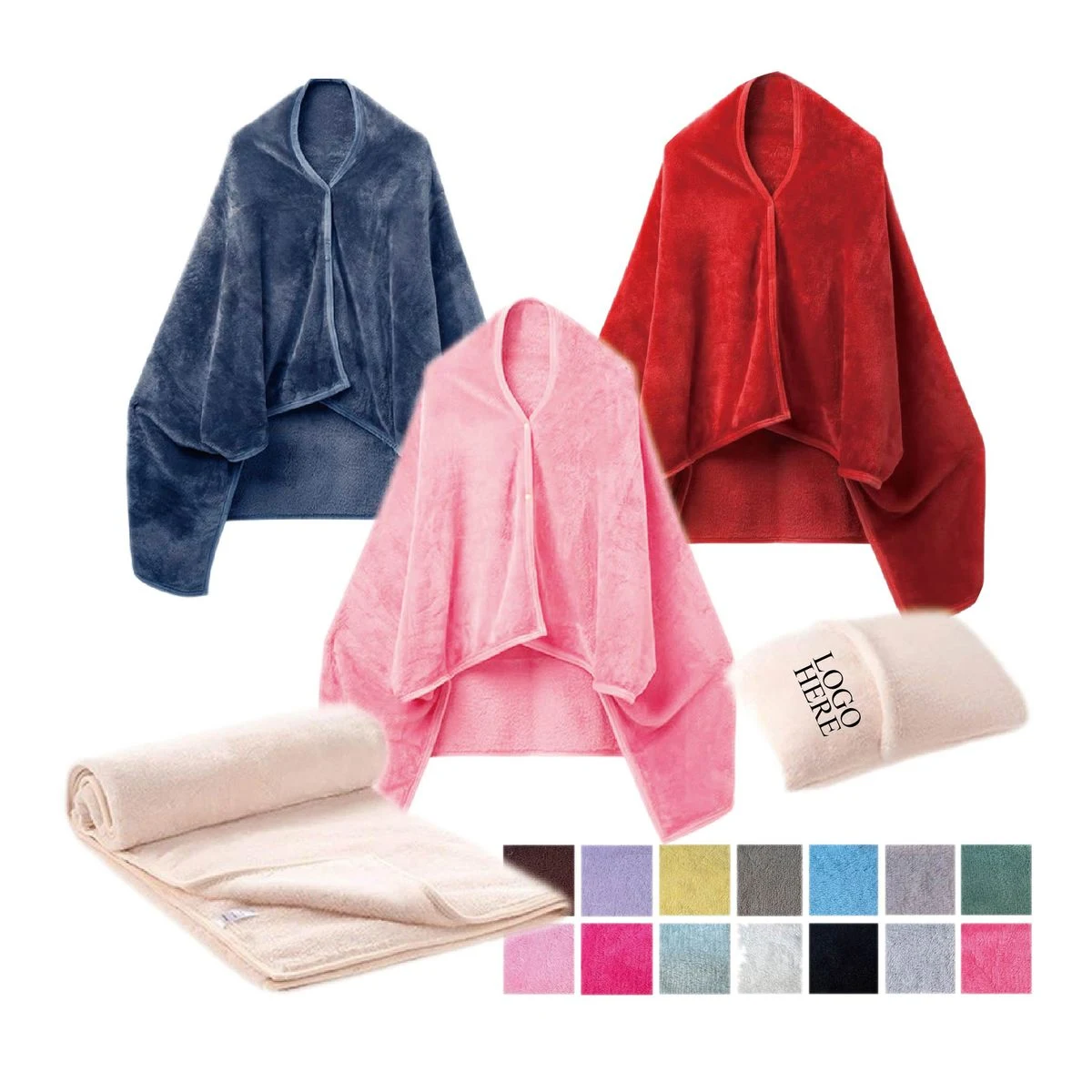 Two-in-One Flannel Blanket 1