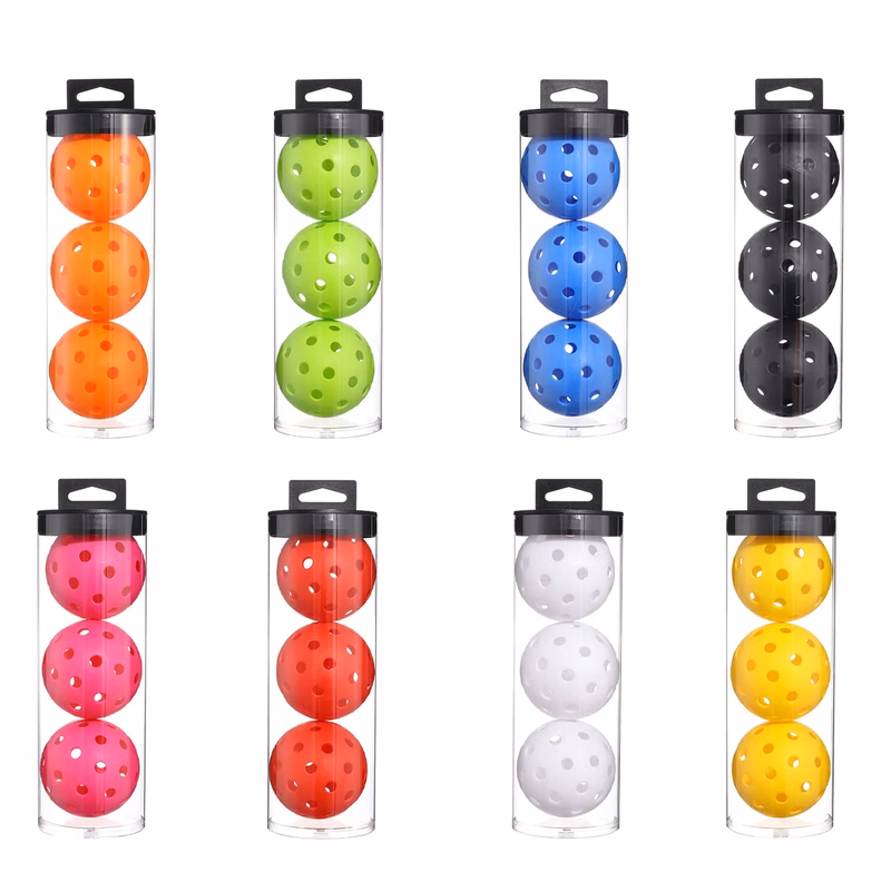 3PCS Outdoor Pickleball Balls Set