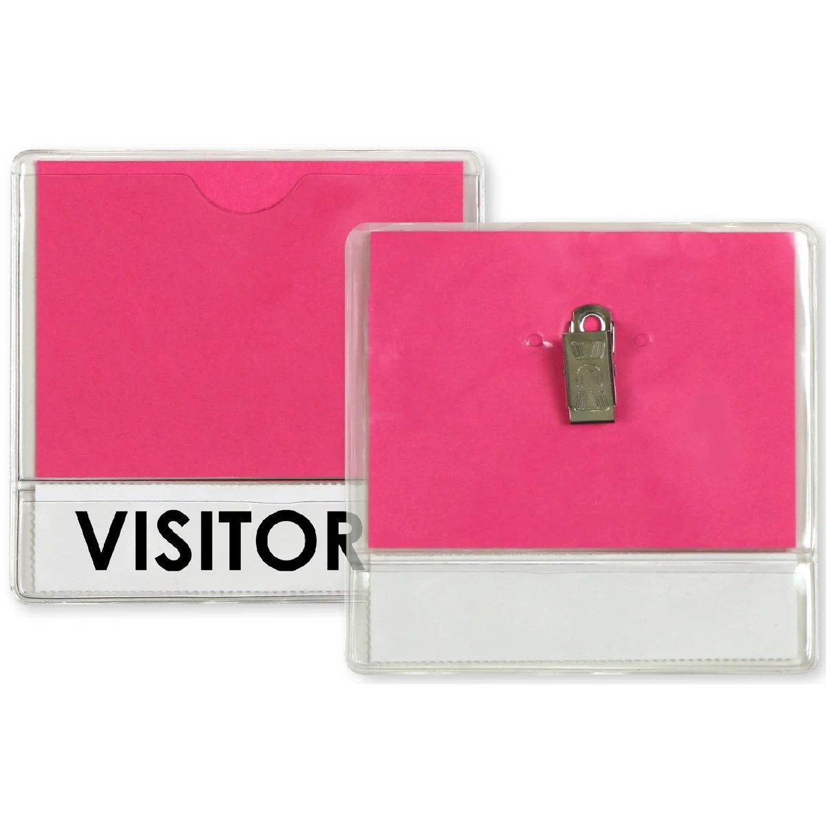 Vaccination Card Holder with bulldog clip 1