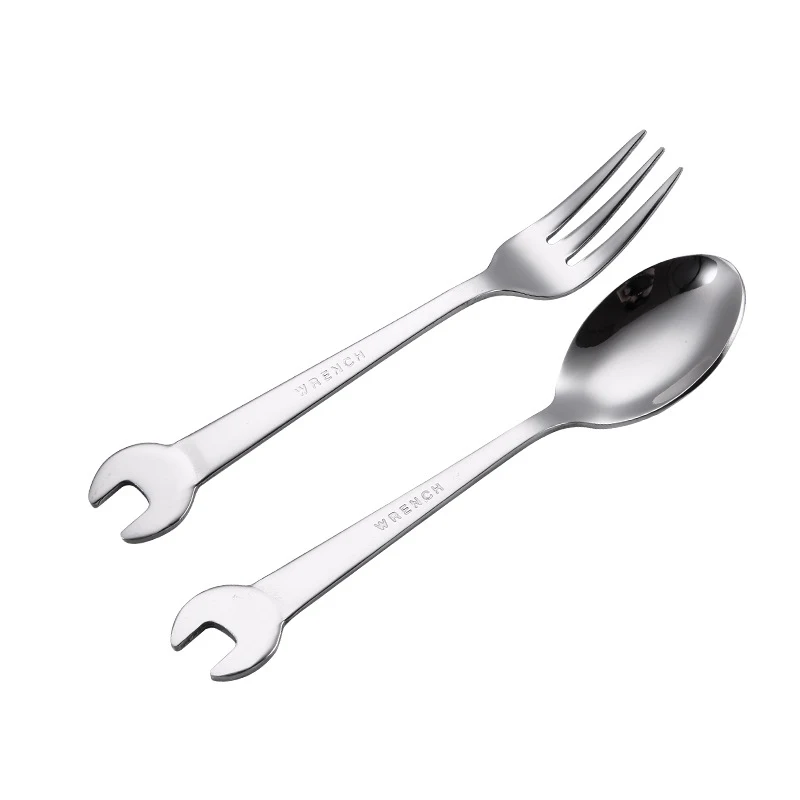 Stainless Steel Spanner Spoon/ Fork 1