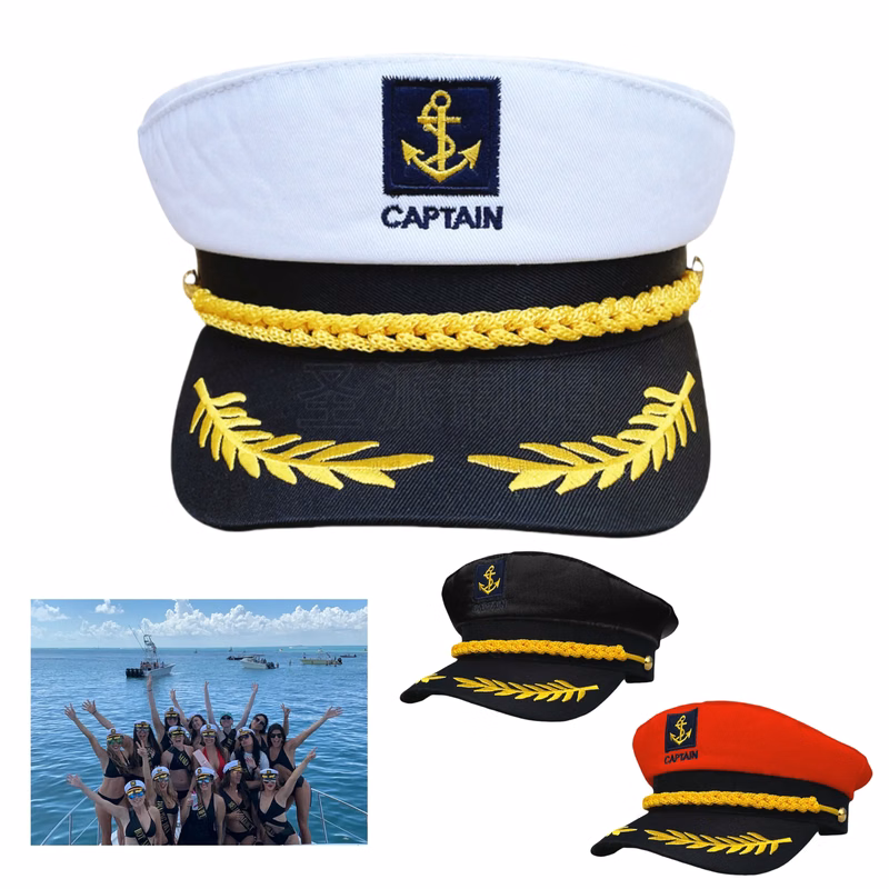 Adult Captain Costume Hat Cap