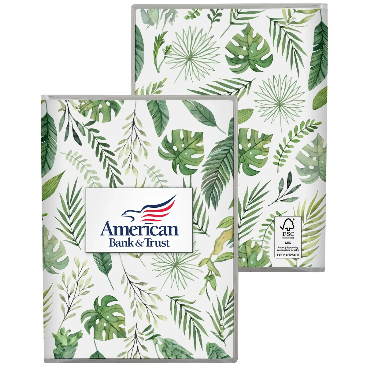 5 X 7 CLEARLY LEAF NOTEBOOK 1
