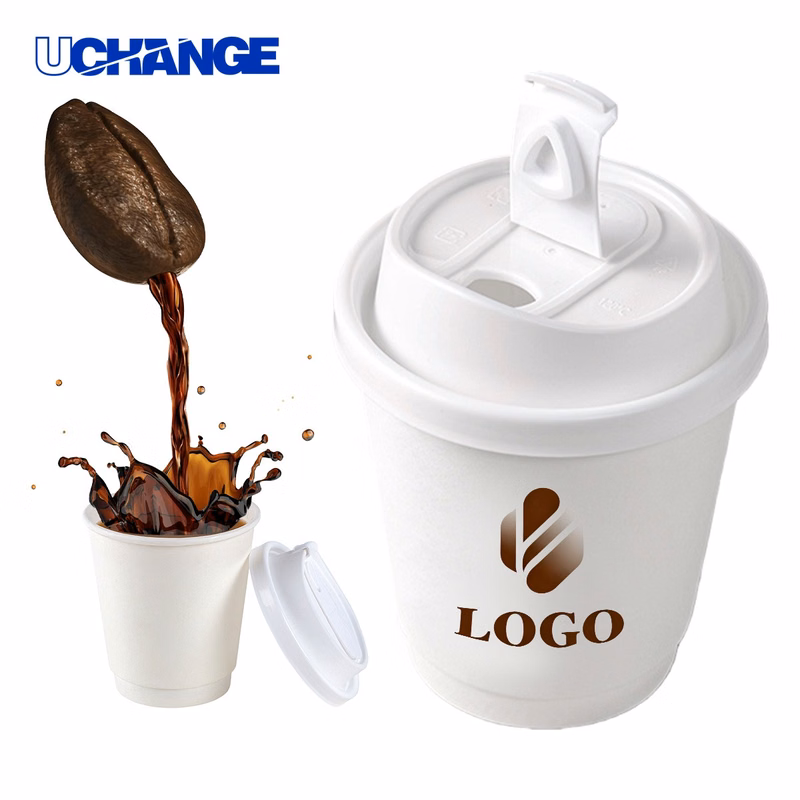 Disposable White Double-Layer Paper Cup (12oz)