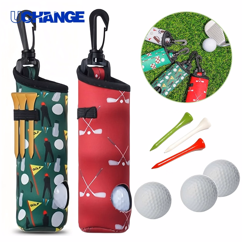 Golf Ball Neoprene Pouch for Storage