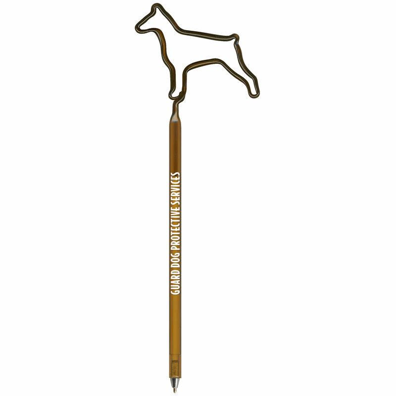 Dog Doberman Inkbend Standard, Bent Pen