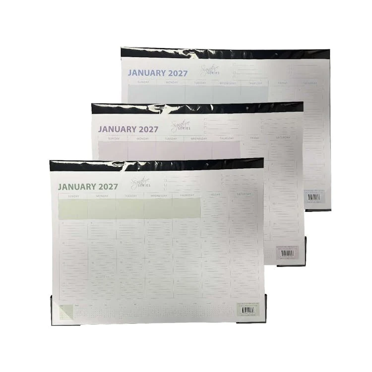2027 Desk Blotter - Assorted 1
