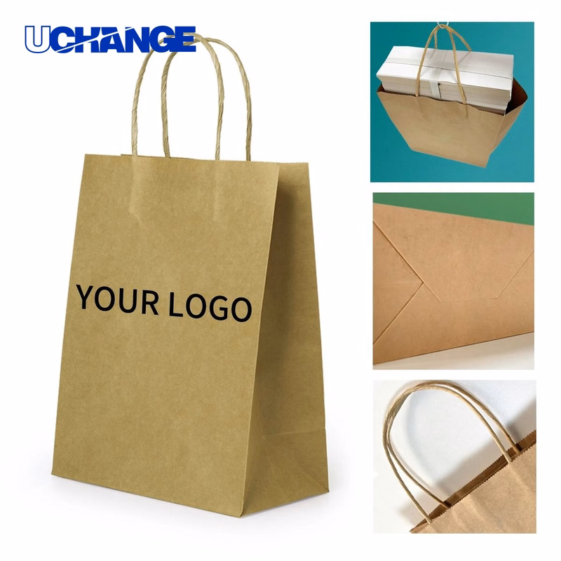 Kraft Paper Tote Bag Carrier