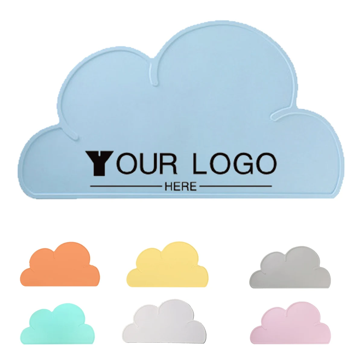 Pet Silicone Heat Resistant Cloud Shaped Placemat 1