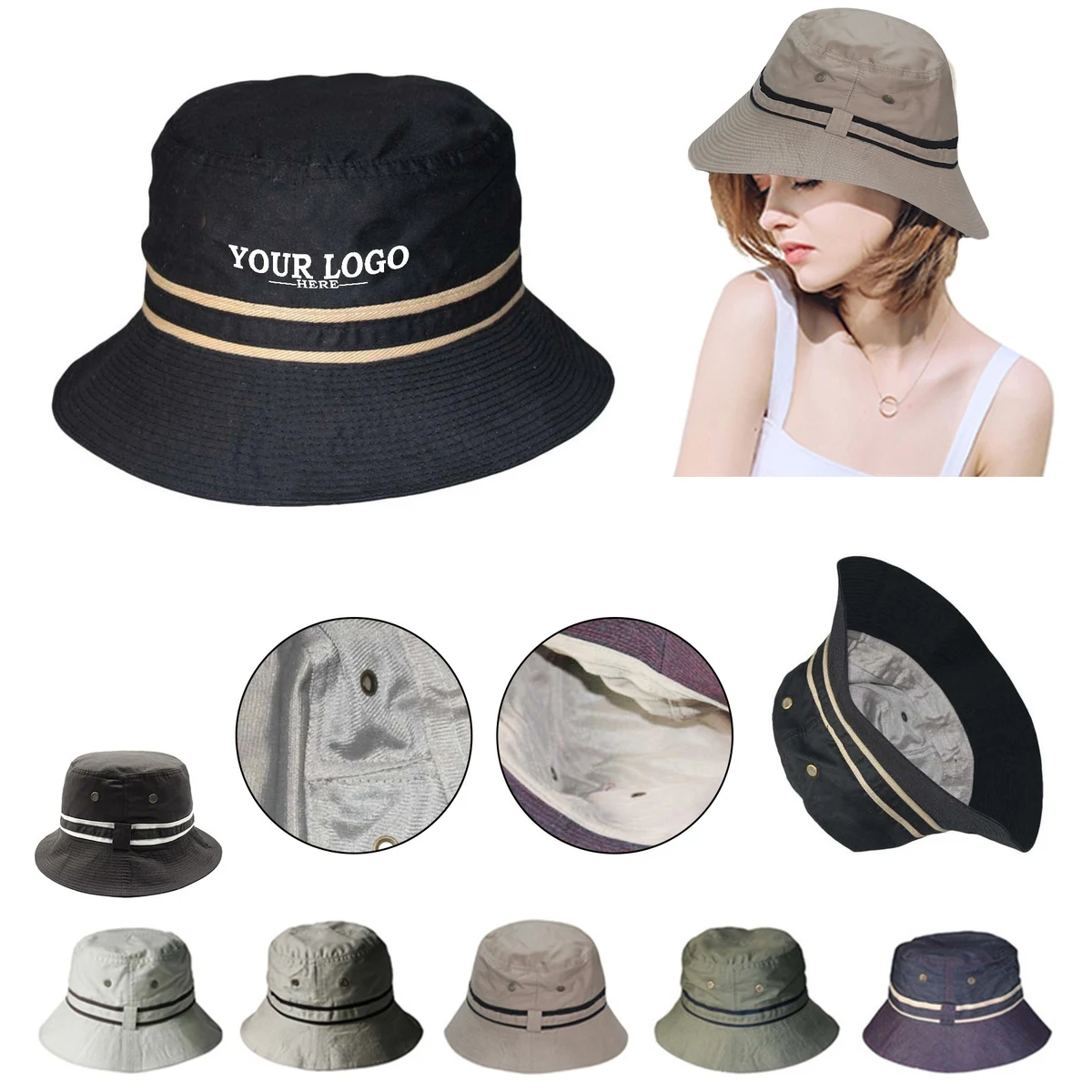 Roll Up Bucket Hat 1