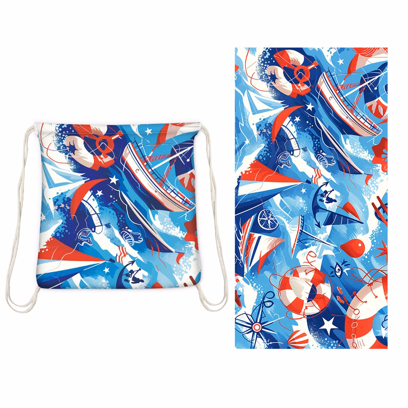 2-in-1 Sand Free Quick Drying Lightweight Beach Towel