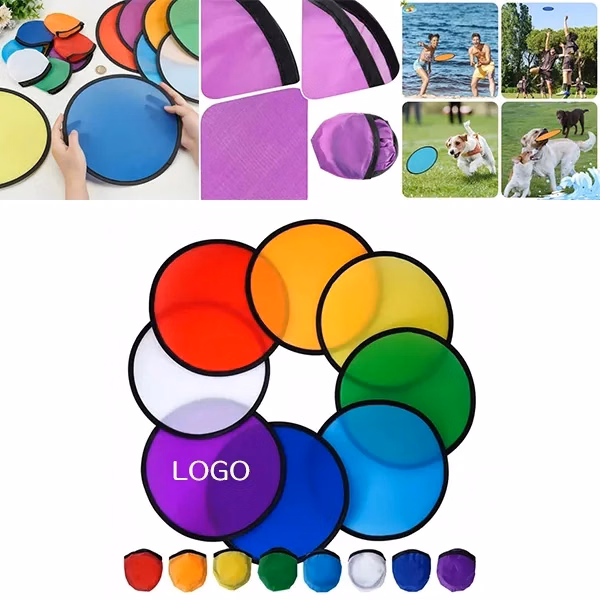 Portable Flying Disc Fan with Foldable Design and Carry Bag