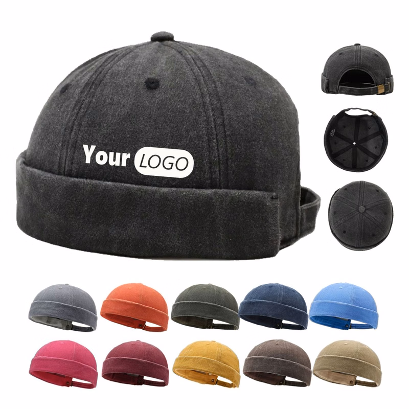Neutral Street Style Soft Top Hat