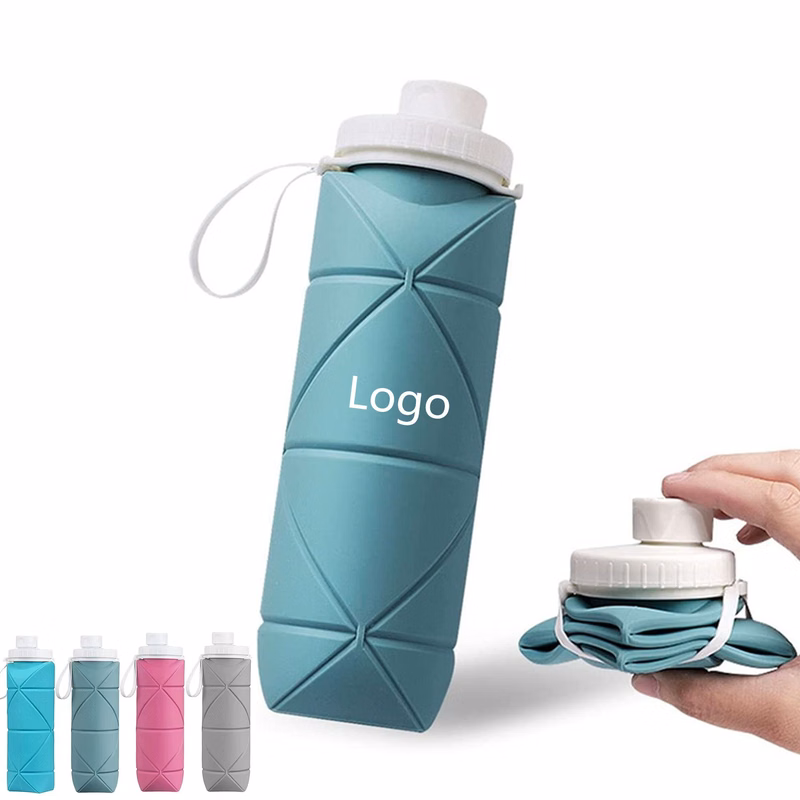 Silicone Folding Sport Water Bottle