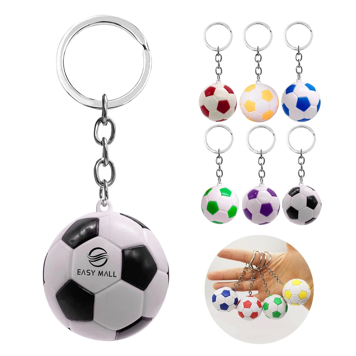 Mini Soccer Key Chain 1