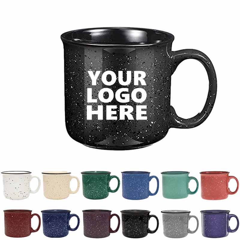 15 Oz. Ceramic Speckled Campfire Coffee Mug