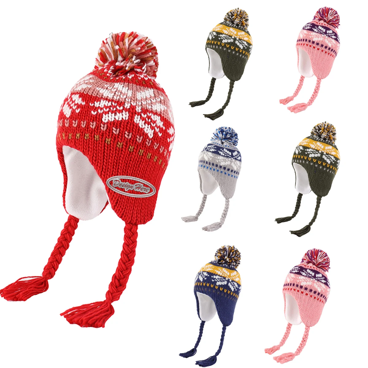 Soft Knit Kids' Beanie with Pom - Winter Warmth Redefined 1