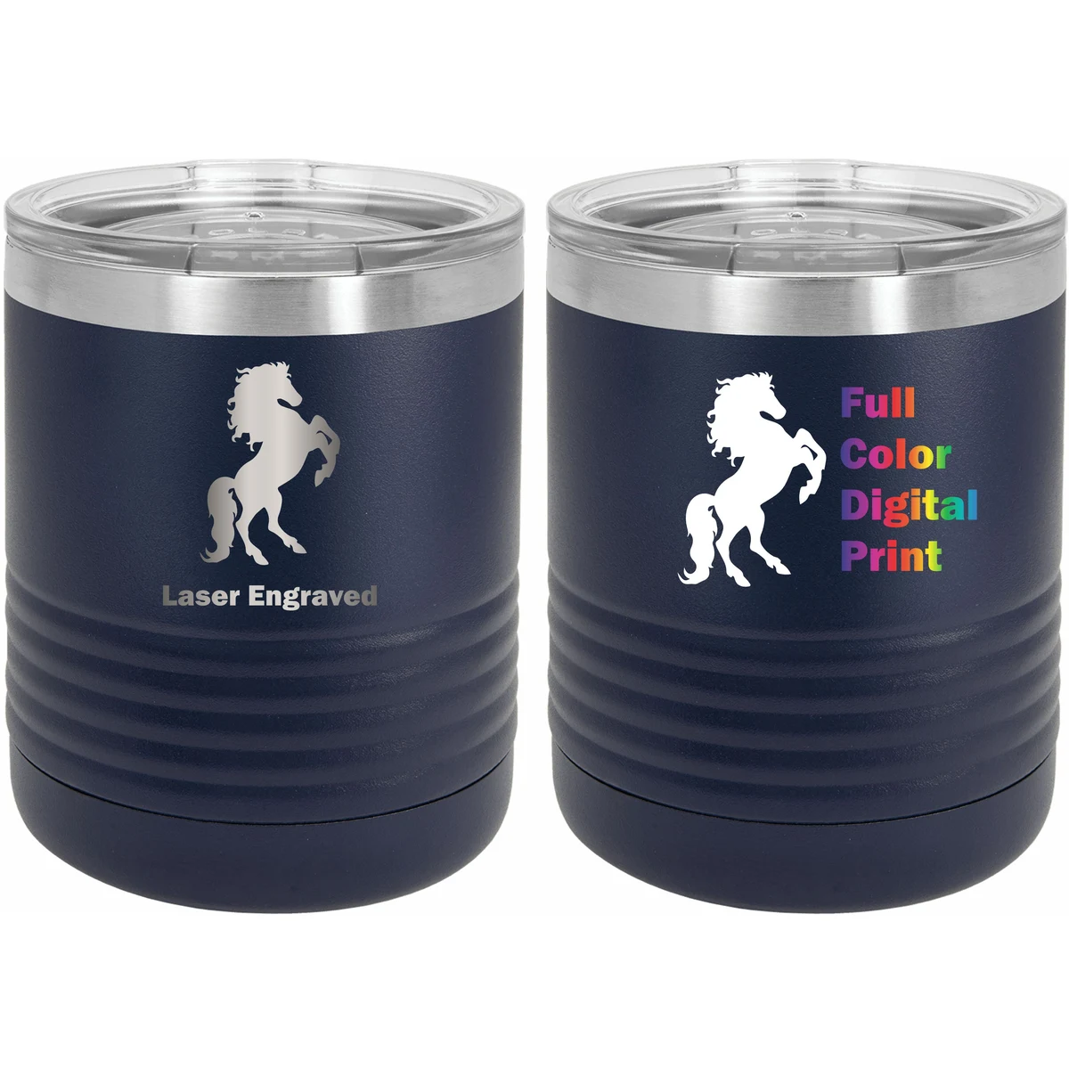 Polar Camel Ringneck 10 Oz. Vacuum Insulated Cup w/Clear 1