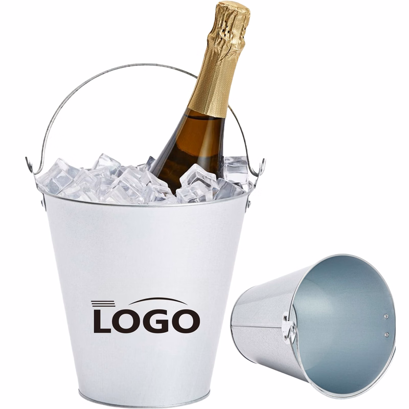 Galvanized Metal Champagne Ice Bucket MOQ20