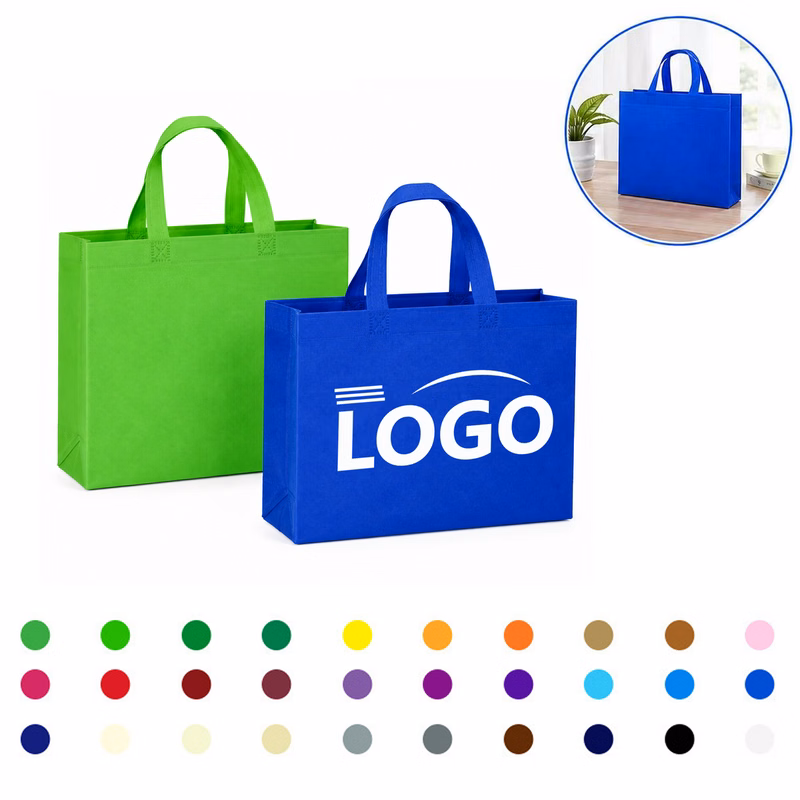 Custom Nonwoven Retail Shopper With Bottom Gusset