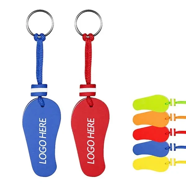 Floating Flip Flop Keychain 1