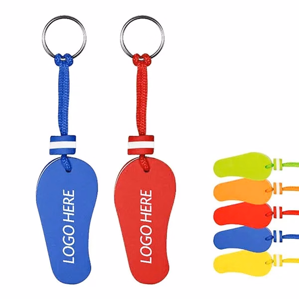 Floating Flip Flop Keychain