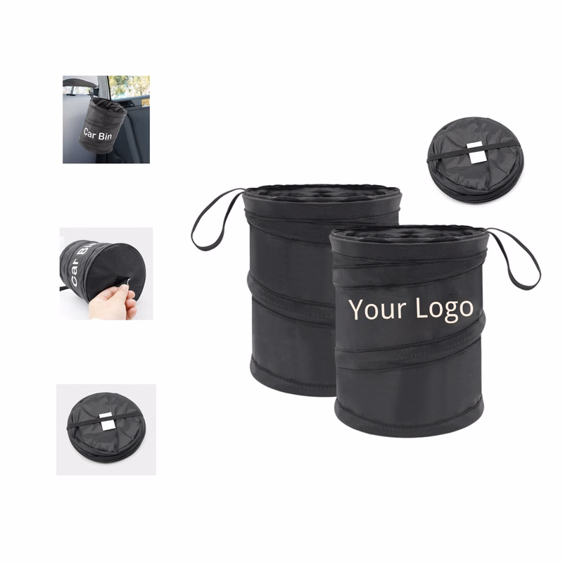 Compact Car Trash Can for Easy Clean-up