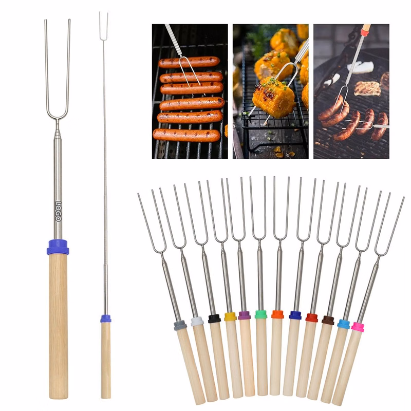 Retractable U-Shaped Barbecue