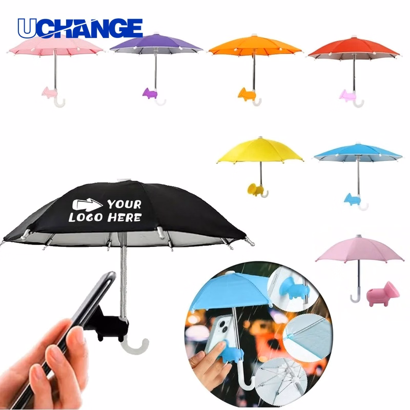 Phone Umbrella Compact Rain Cover with Creative Design